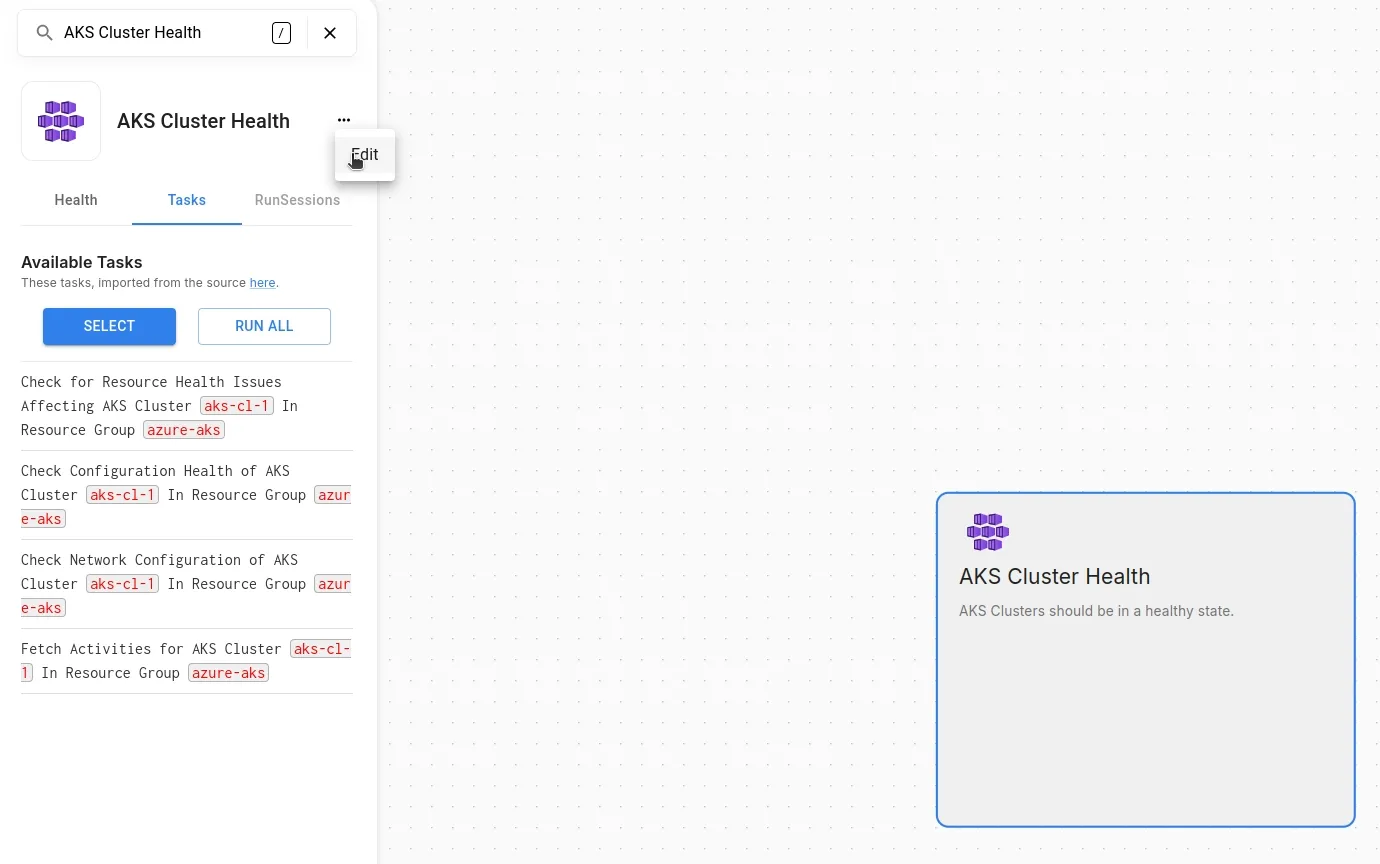 Editing the SLI secretsProvided